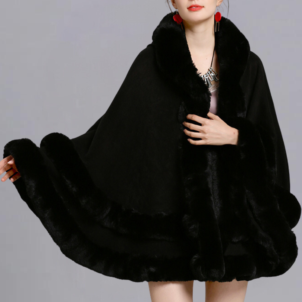 ModeGeist | Elegante Kap Mantel für Frauen für den Winter