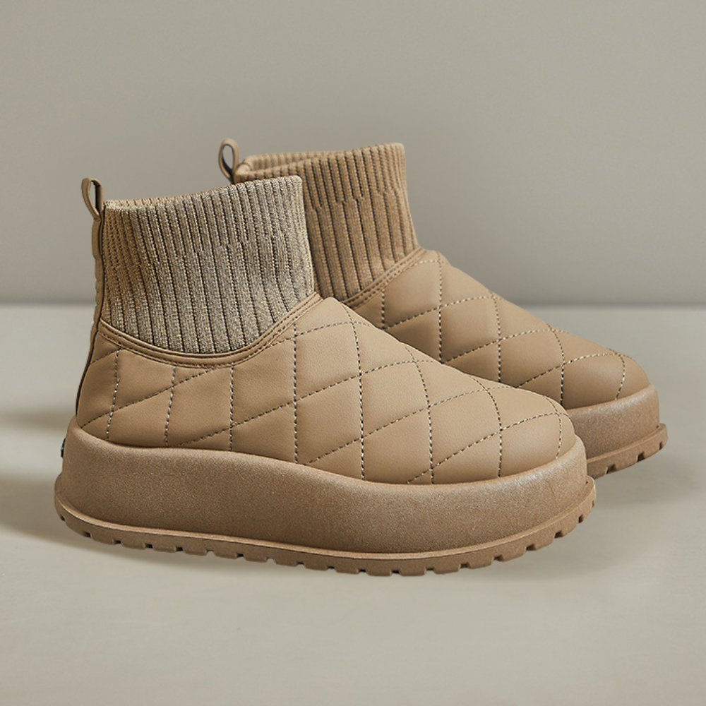 Celesse Damen-Schneeschuhe: Luxuriöses, gestepptes Design für höchsten Komfort