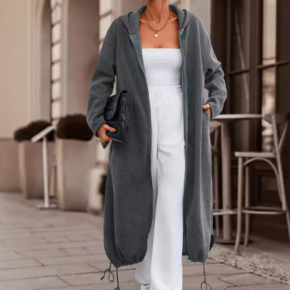 ModeGeist | Wintermantel mit Kapuze für Damen