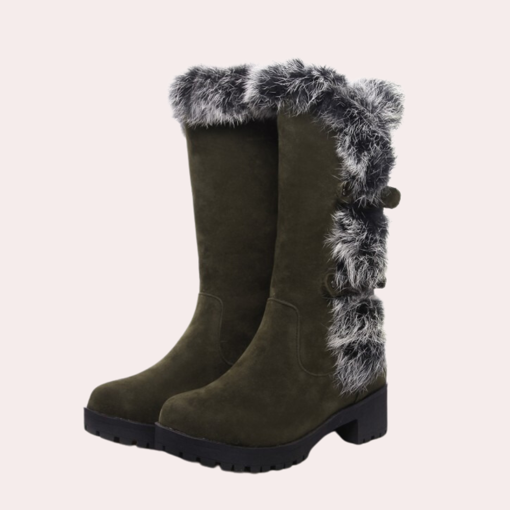 Stilvolle Delila Damenstiefel für sicheren Halt im Winter, mit glamourösem Auftritt