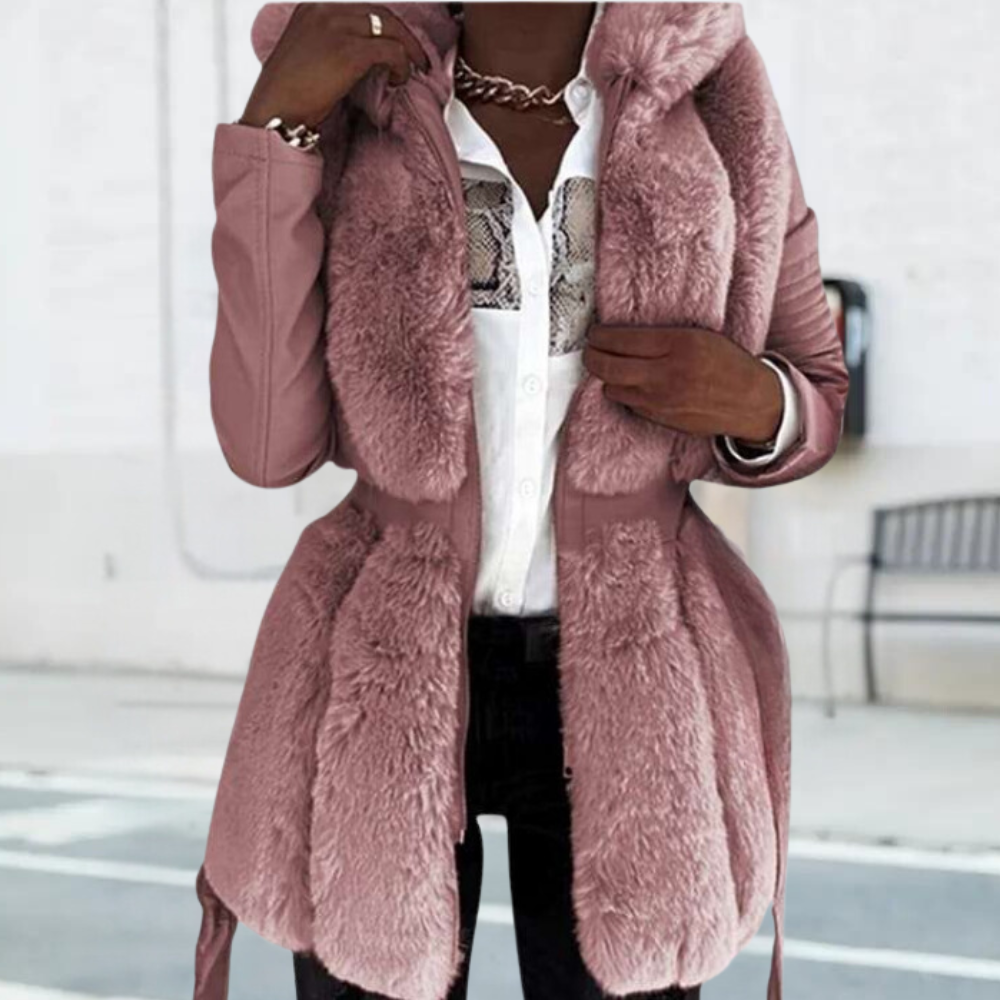 ModeGeist | Elegante Winterjacke mit Kapuze für Frauen