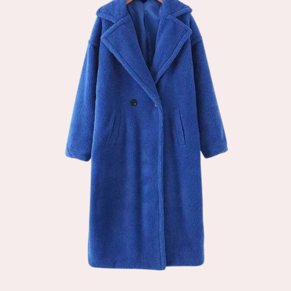 ModeGeist | Eleganter und Bequemer Damenmantel Aus Luxuriösem Plüsch