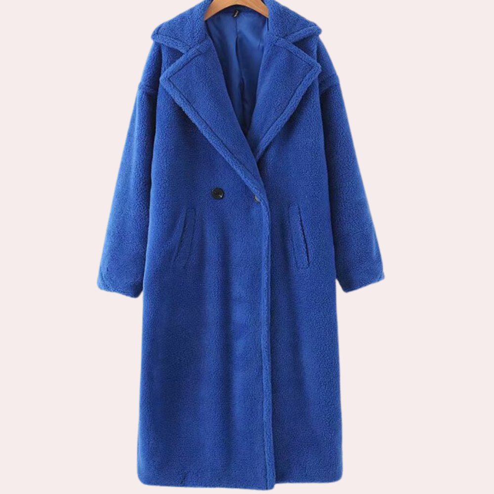ModeGeist | Teddyjacke - stilvolle lange oversized Damenjacke