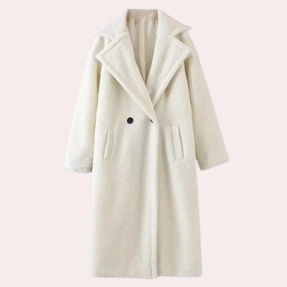 ModeGeist | Teddyjacke - stilvolle lange oversized Damenjacke