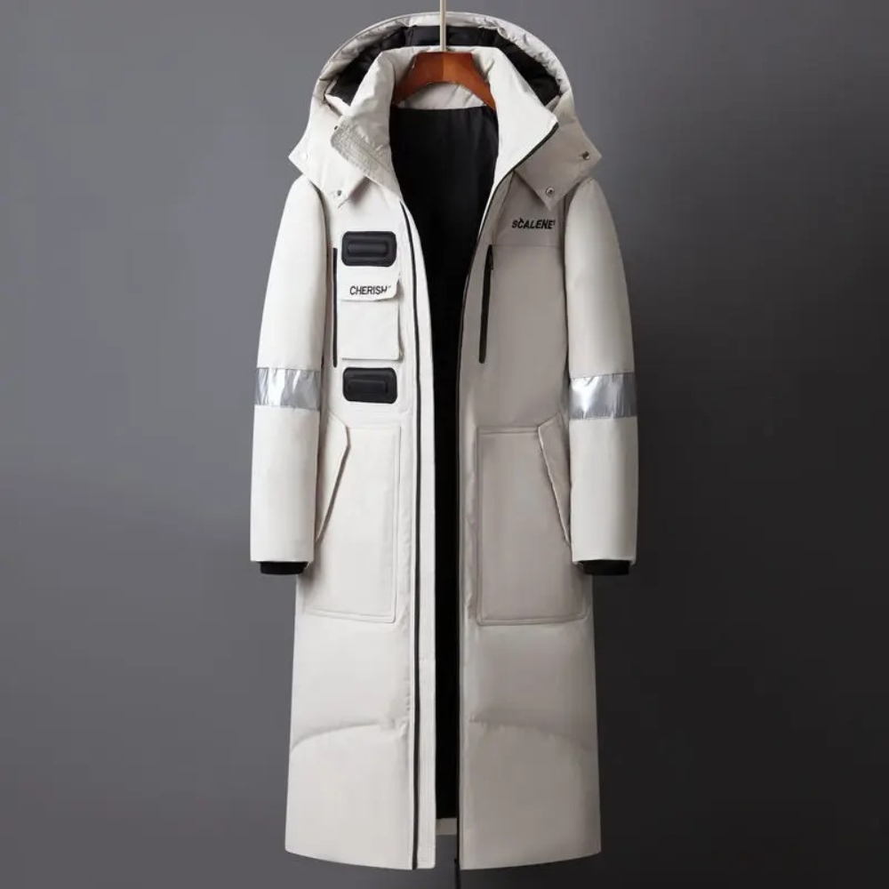 Herren Winterjacke CLEMENT: Elegantes Modell mit Kapuze für optimalen Schutz
