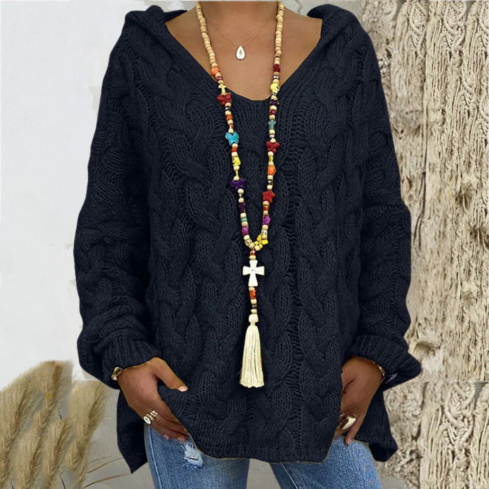 Einfacher, eleganter Kapuzenpullover von Fudus