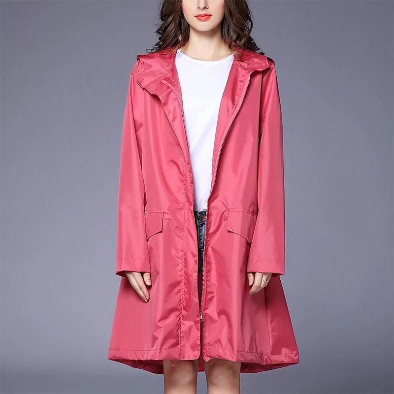 Chic Damen Regenmantel Caren