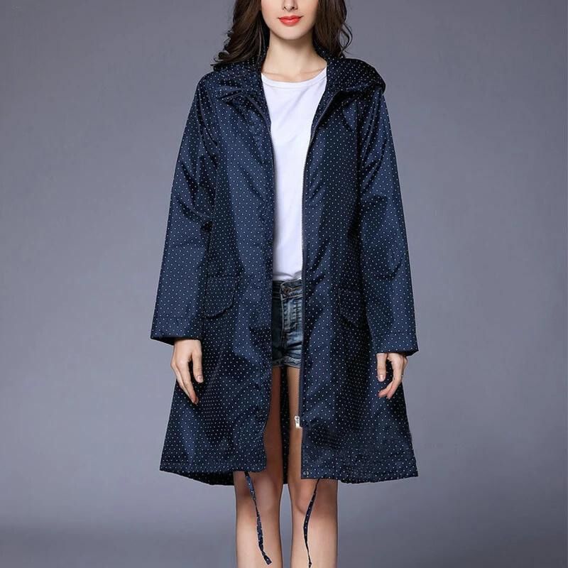 Chic Damen Regenmantel Caren