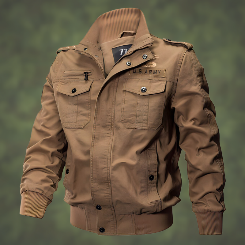 ModeGeist | Herren Bomberjacke Militär