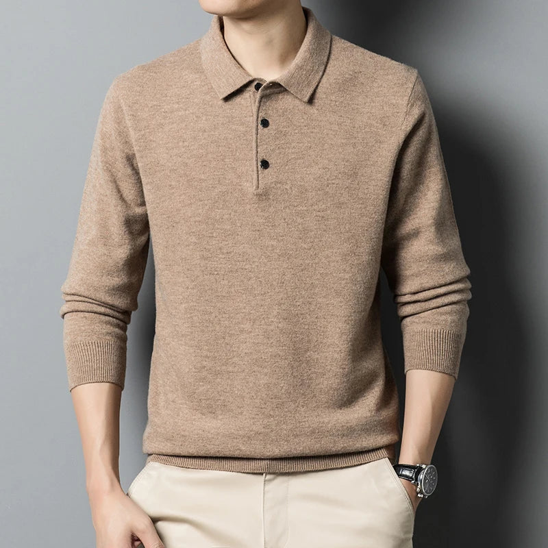 Hochwertiger Herren-Polopullover