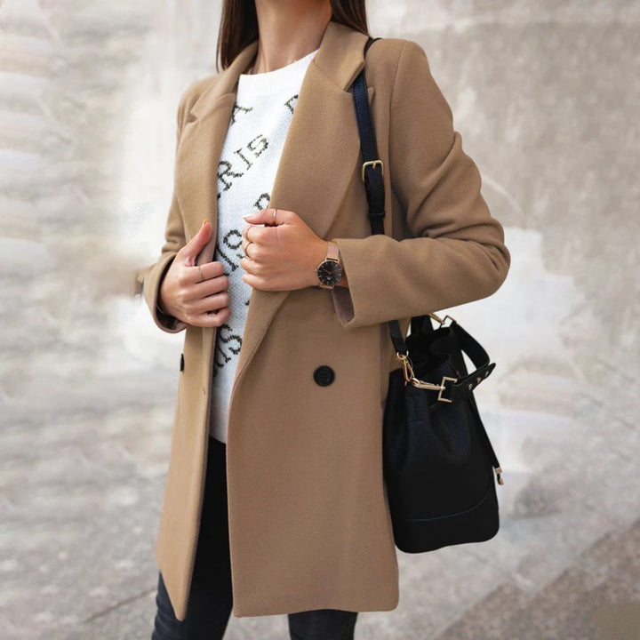 ModeGeist | Damen-Wollmischung Mantel