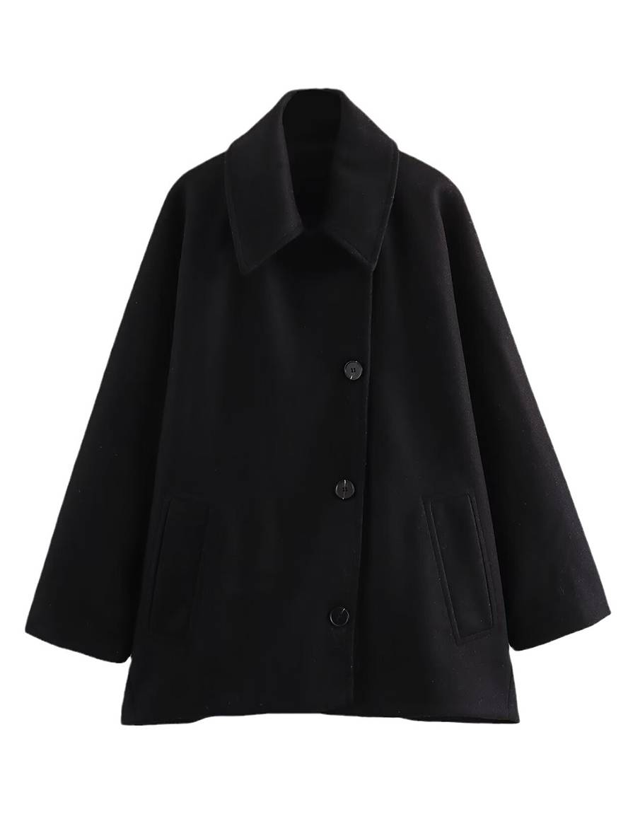 ModeGeist | Wolljacke - schicke Damenoberbekleidung mit Batwing-Ärmeln