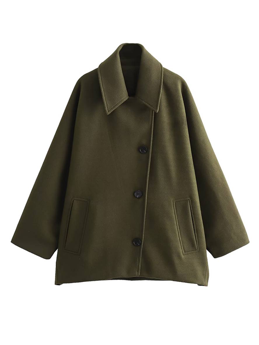 ModeGeist | Wolljacke - schicke Damenoberbekleidung mit Batwing-Ärmeln
