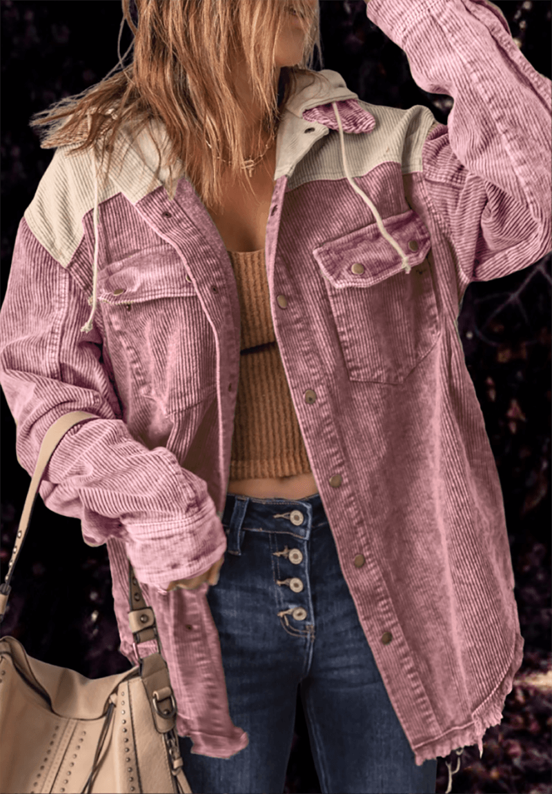 ModeGeist | Damenjacke Mit Retro Look Und Funktionalen Taschen