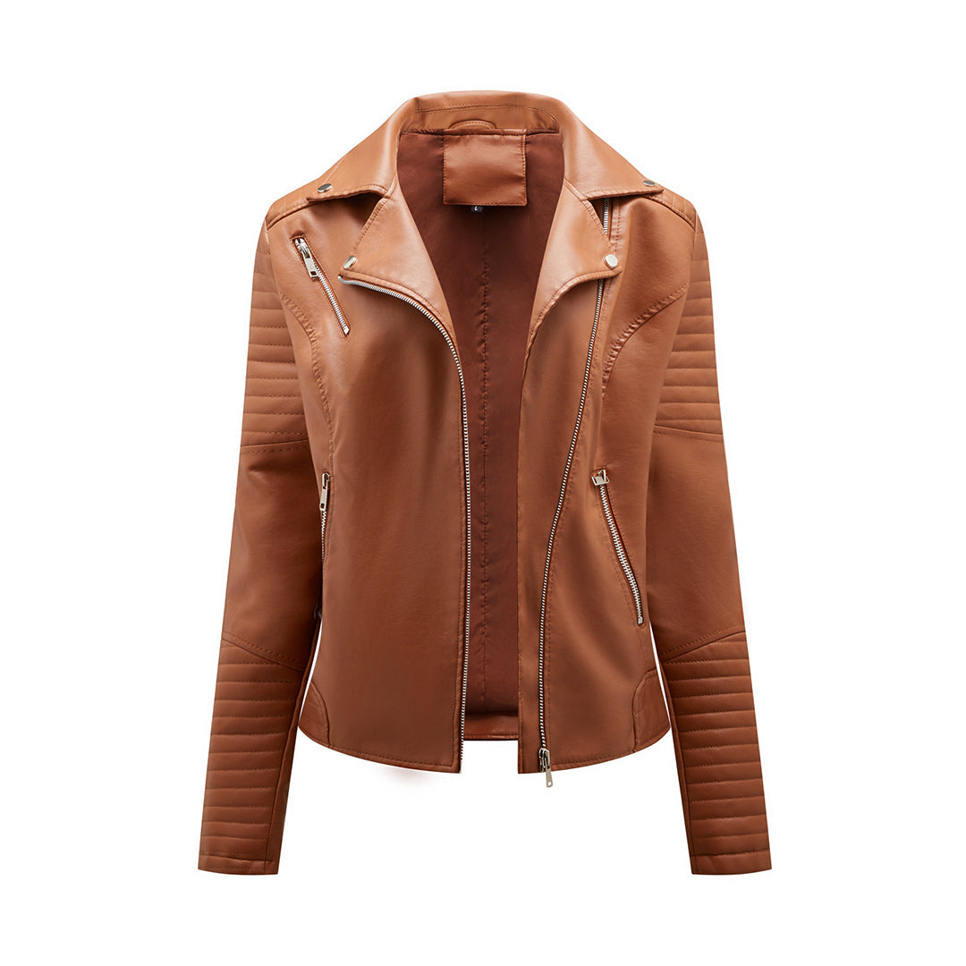 ModeGeist | Stilvolle Herbstlederjacke