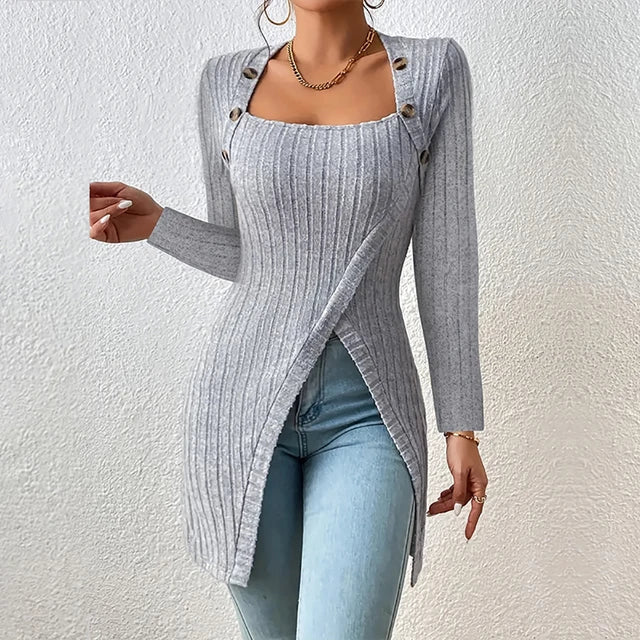 ModeGeist | Zeitlose und Stilvolle Winter Strickjacke