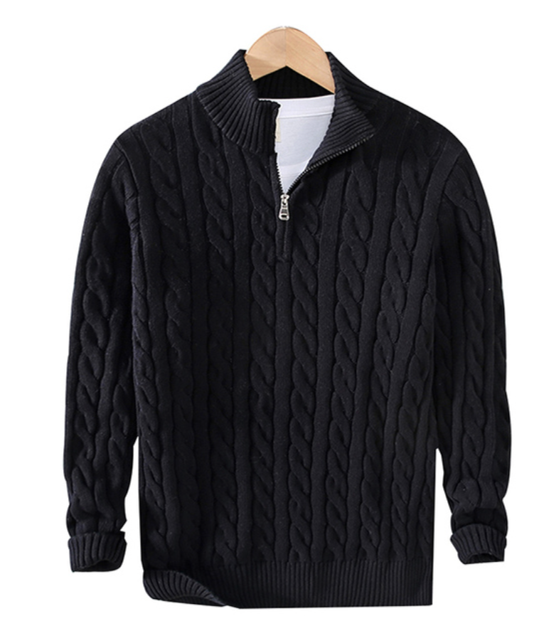 Fudus:  Zeitlose Eleganz und Komfort im Zip-Pullover