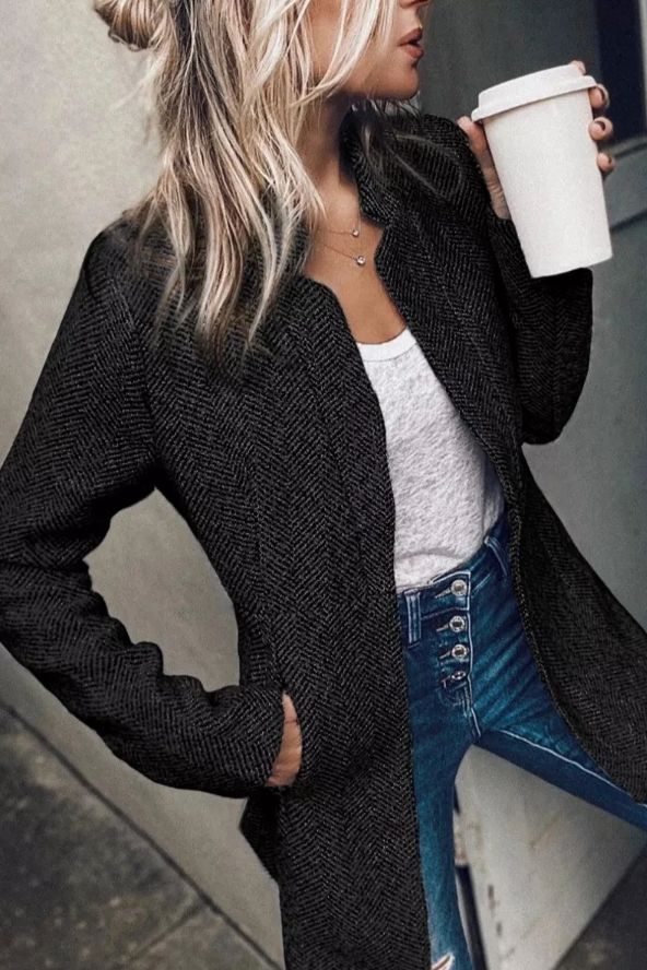 ModeGeist | Klassische Strickjacke Polyester-mischung Zeitlos und Bequem