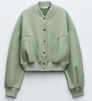 ModeGeist | Damen Gepolsterte Weiche Bomberjacke