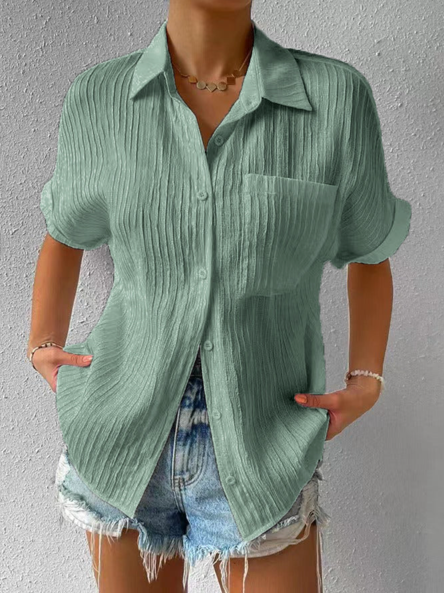Fudus | Unkomplizierte geknöpfte Oversize-Bluse