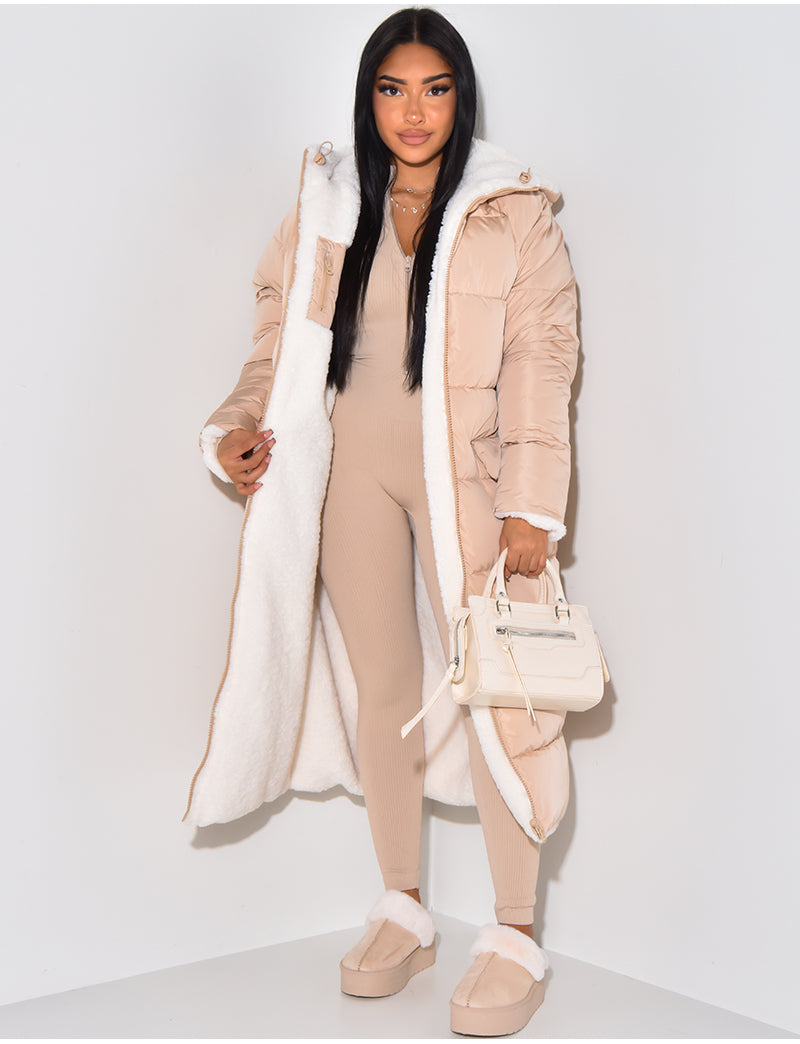 ModeGeist | Lange Jacke mit Wendefunktion