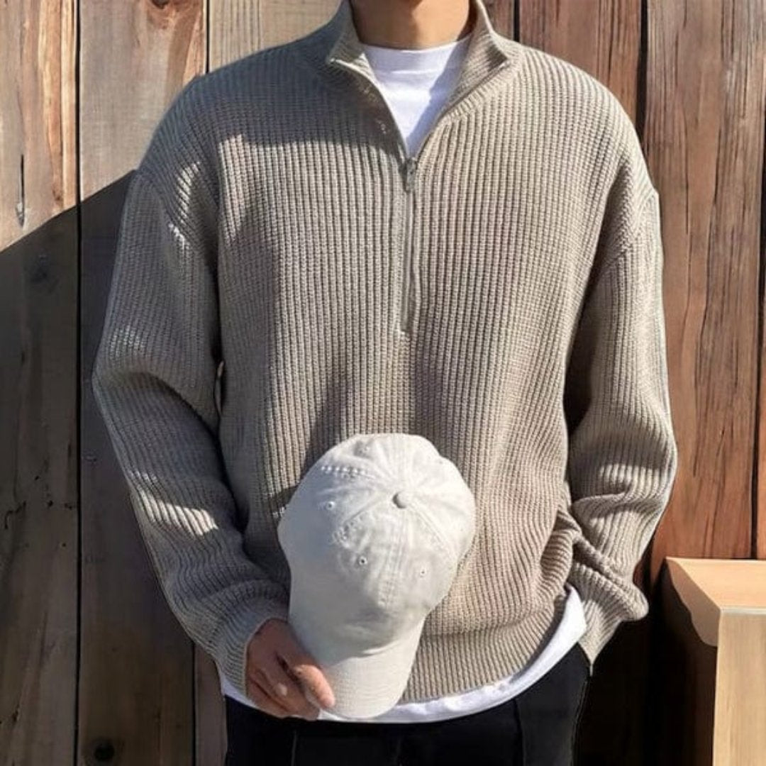 ModeGeist | Pullover mit Halb-Zip
