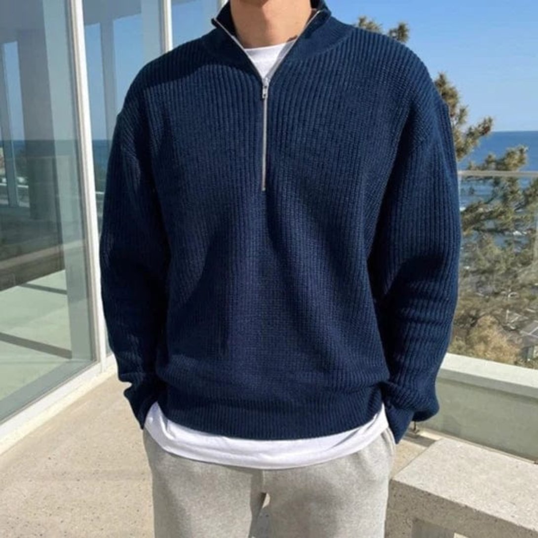 ModeGeist | Pullover mit Halb-Zip