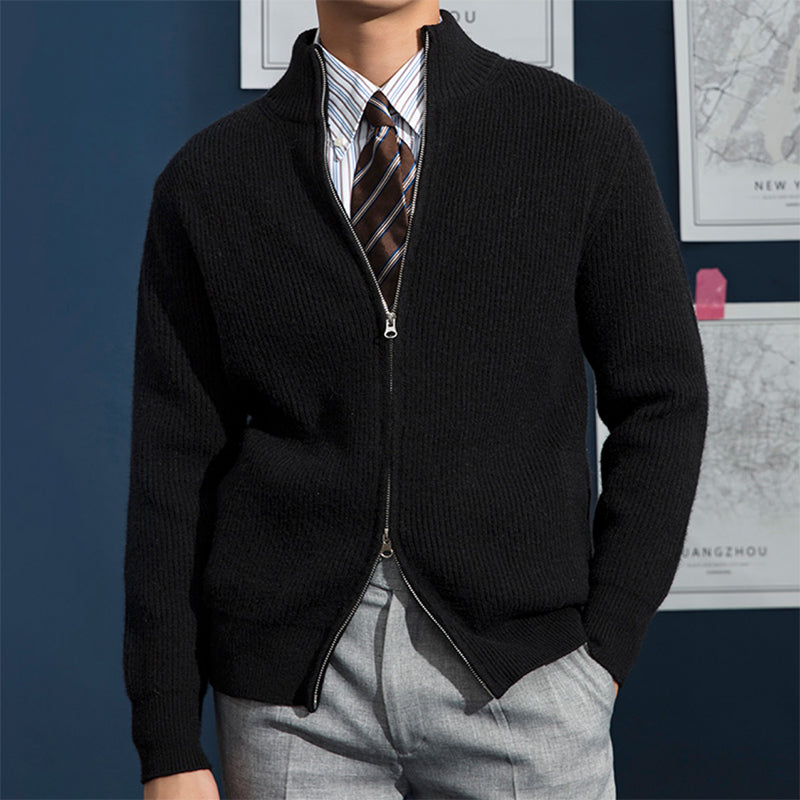ModeGeist | Bequeme Herren-Strickjacke