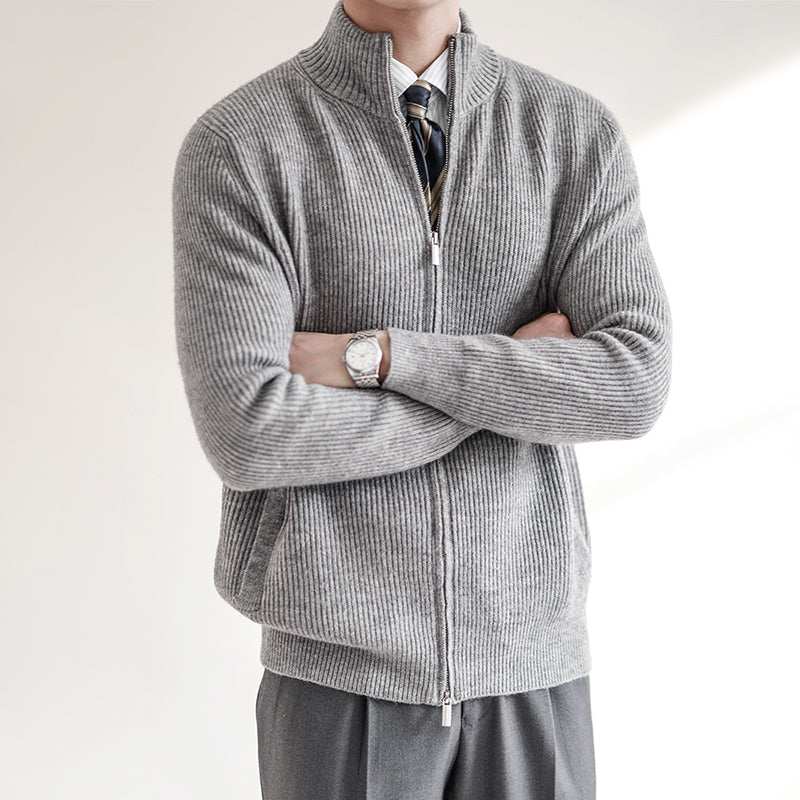 ModeGeist | Bequeme Herren-Strickjacke
