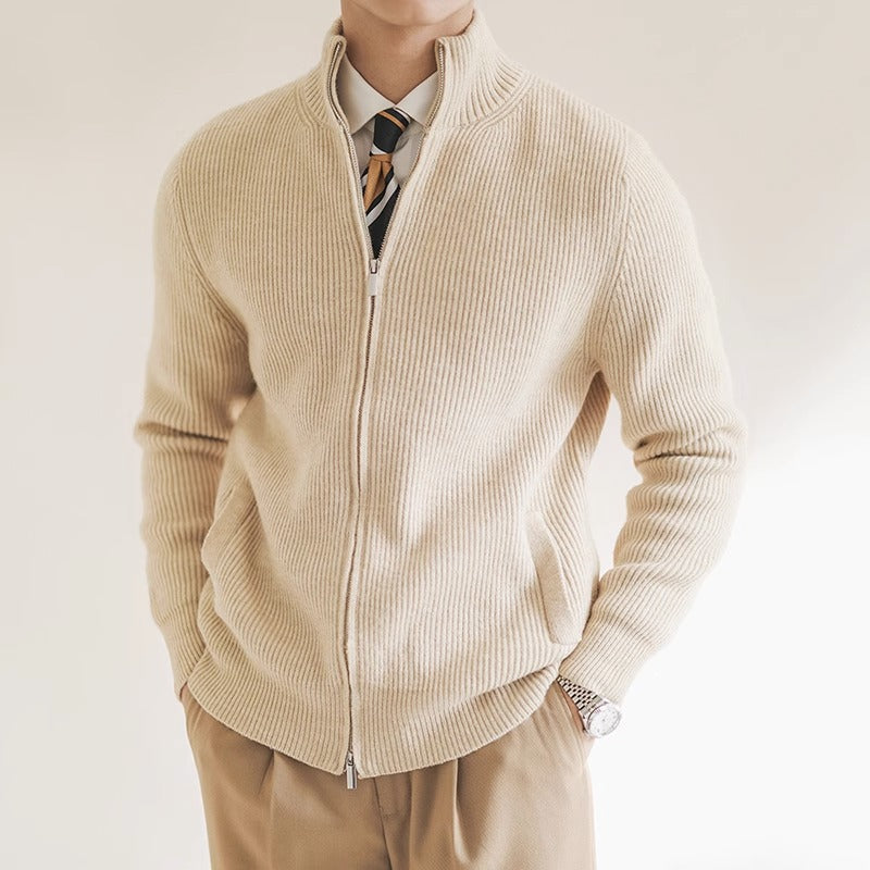 ModeGeist | Bequeme Herren-Strickjacke