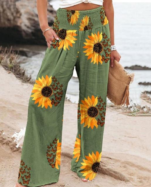 Elegante Hose mit Druck - LUCIANA