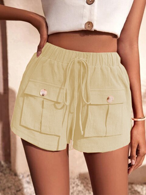 ALISHA: bequeme Cargo-Shorts mit Gummibund