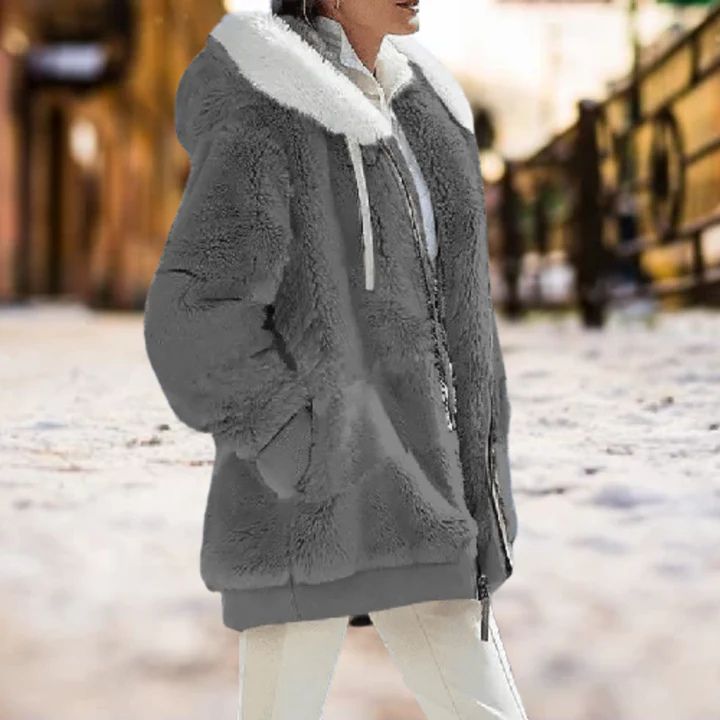 Kuscheliger Kapuzenpullover für den Winter - Celeste