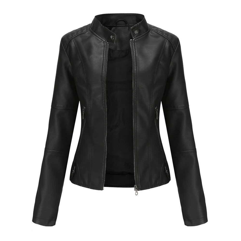 ModeGeist | Schicke Lederjacke für Frauen