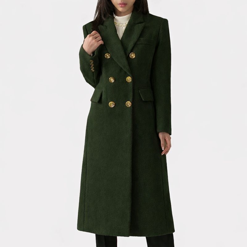 MODEGEIST Damen Mantel Oversized Warm Klassisch Elegant