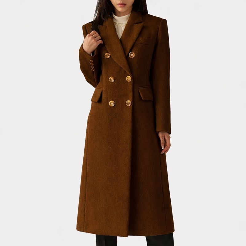 MODEGEIST Damen Mantel Oversized Warm Klassisch Elegant