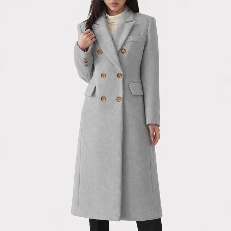 MODEGEIST Damen Mantel Oversized Warm Klassisch Elegant