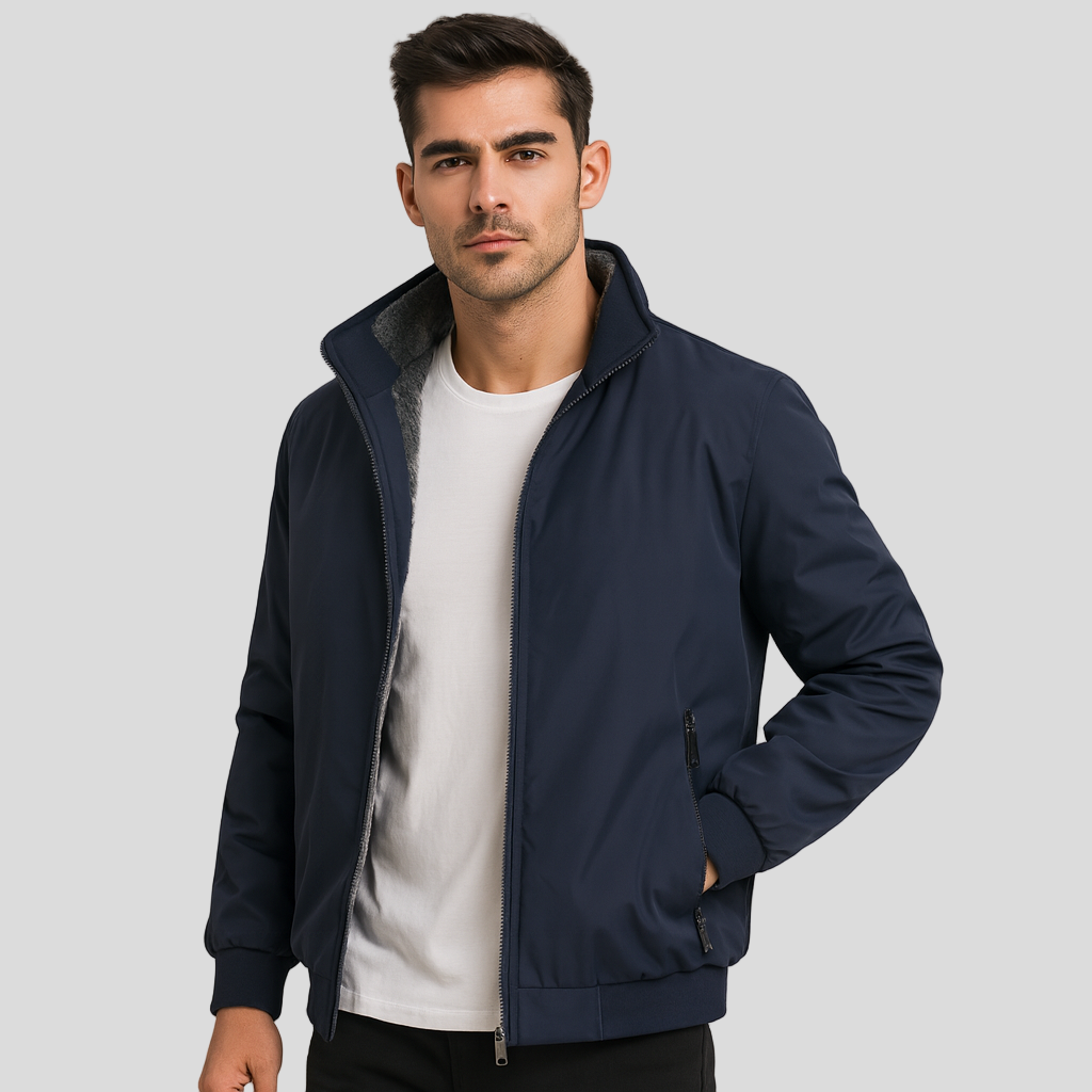 ModeGeist | Fleece-Innenjacke mit Reißverschluss - Boaz