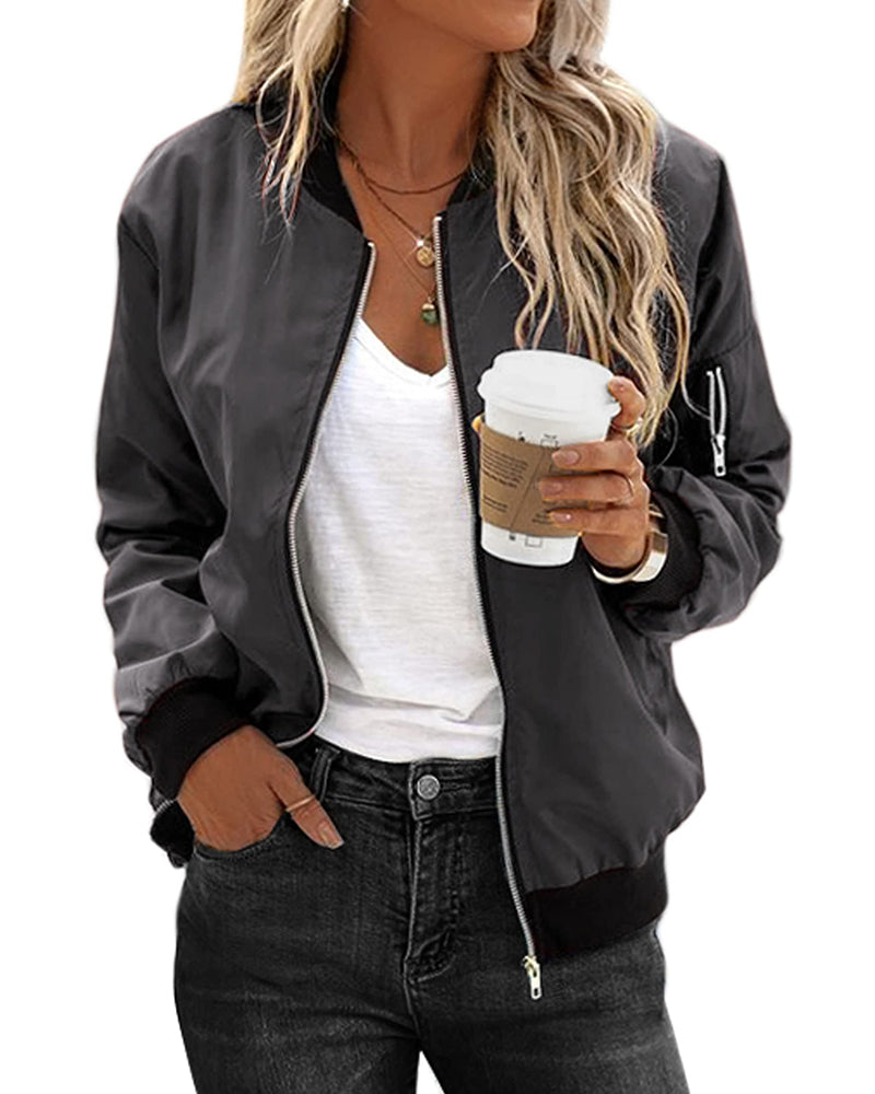Avelena: lockere Bomberjacke im Streetwear-Stil