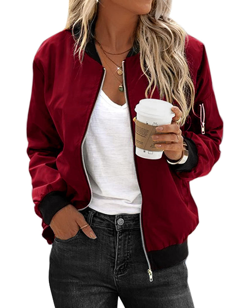 Bombini: Elegante Damen Bomberjacke