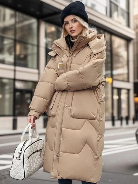 Lasinda: Extra lange, bequeme Pufferjacke