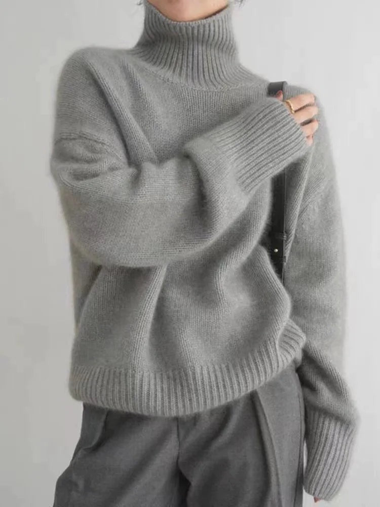 Luxuriöser Kaschmir-Rollkragenpullover von Gisela – Kaschmirkomfort pur