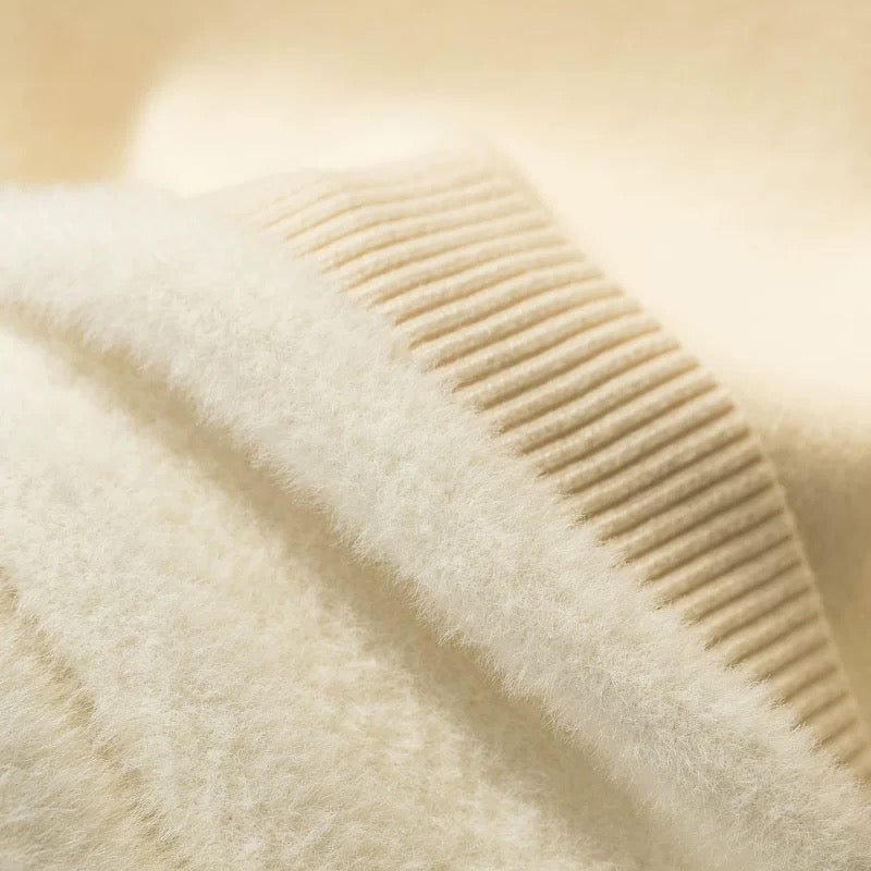 ModeGeist | Übergroßer Kaschmir Damen Rollkragenpullover
