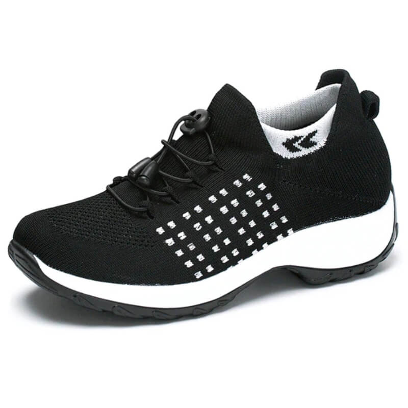 MODEGEIST Damen Komfort-Schuhe Gepolsterte Einlegesohle Flexible Sohle