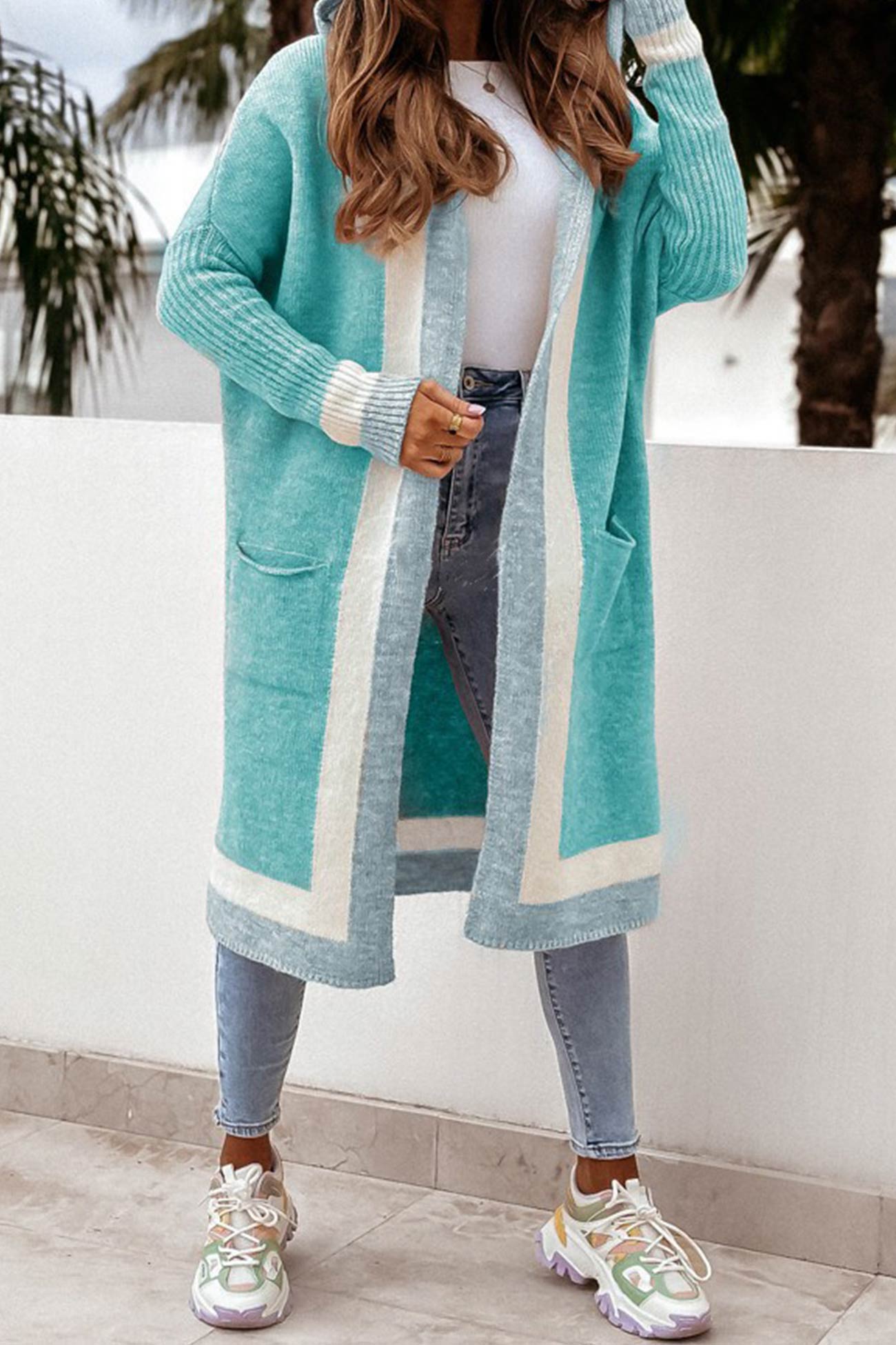 Damen Herbst Kapuzencardigan Beatrix – elegant