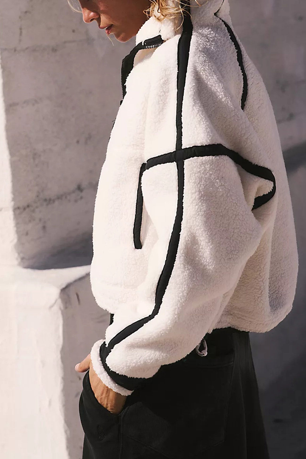 Fudus | Kuscheliger Pullover mit Reißverschluss und Rollkragen