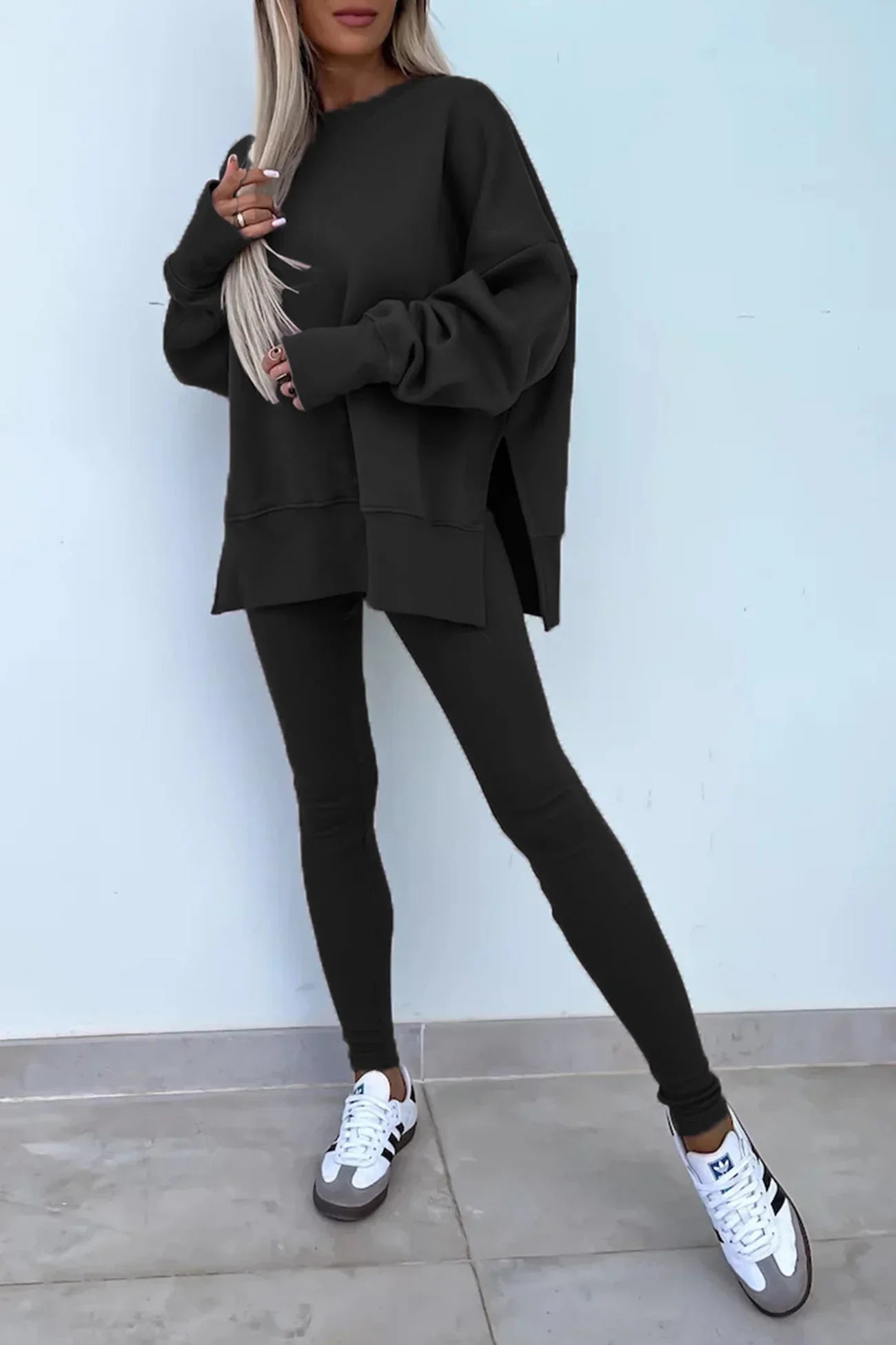Großer Größen-Set: Johanna Sweatshirt und Leggings
