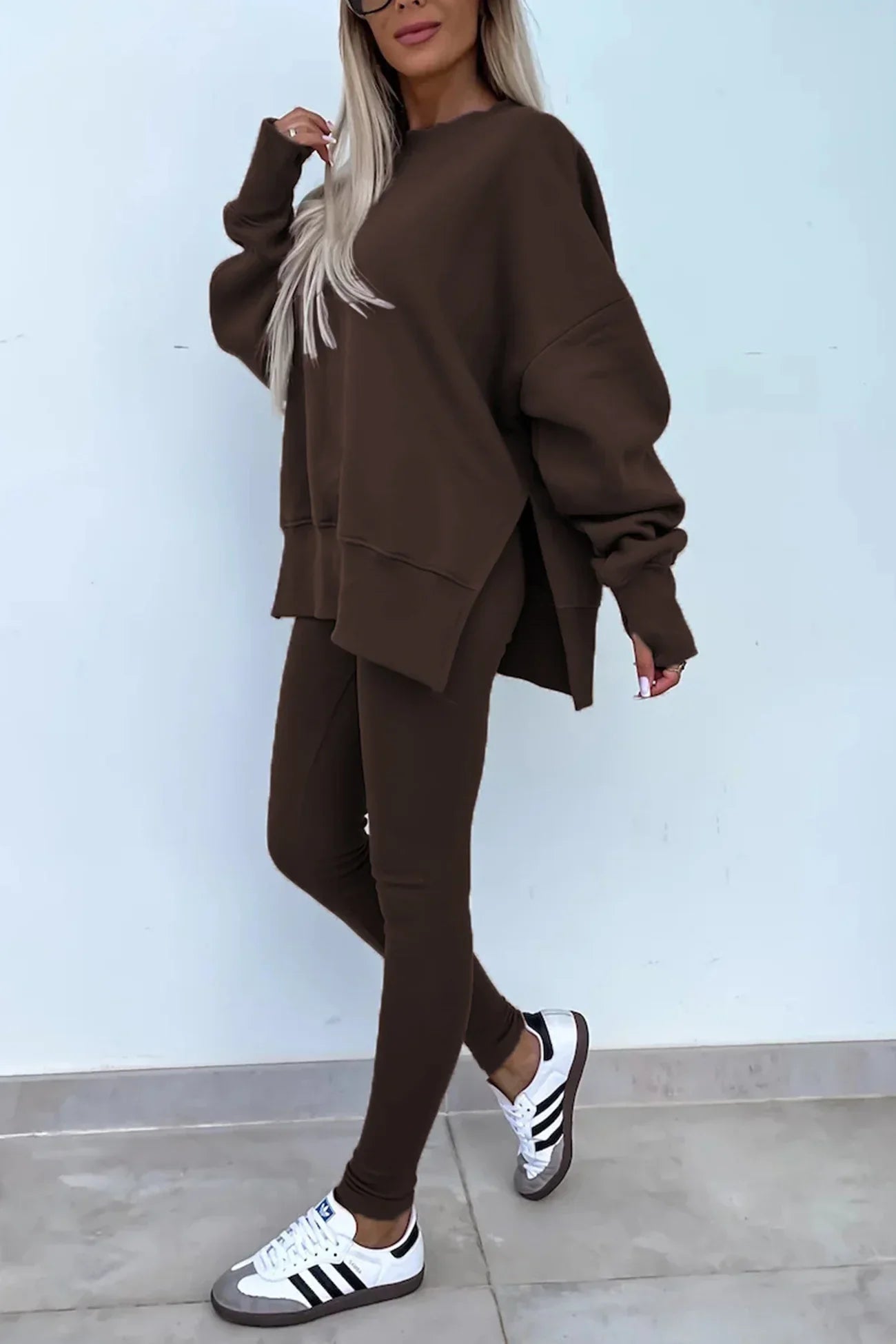 Großer Größen-Set: Johanna Sweatshirt und Leggings