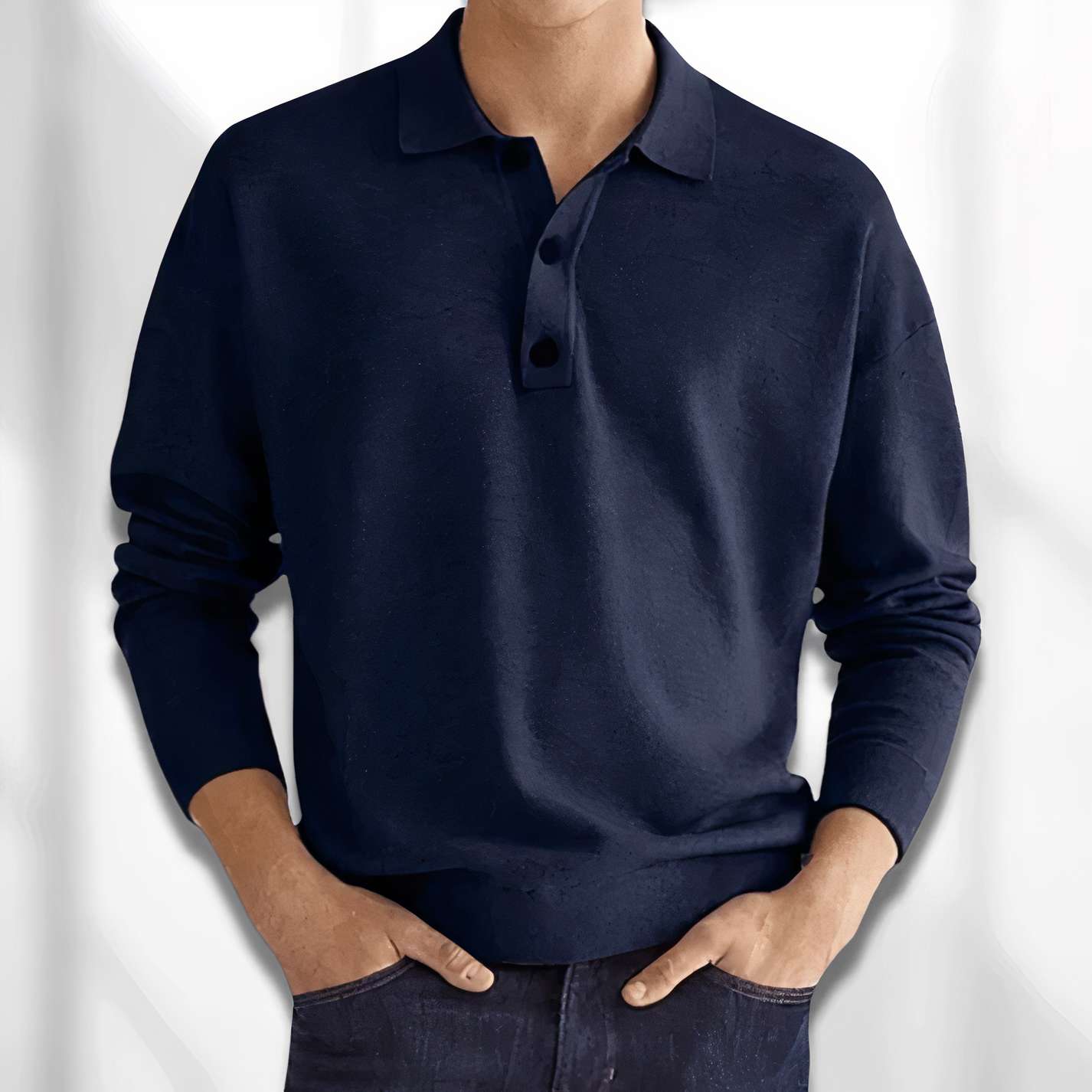 Poloshirt mit langen Ärmeln - Roach