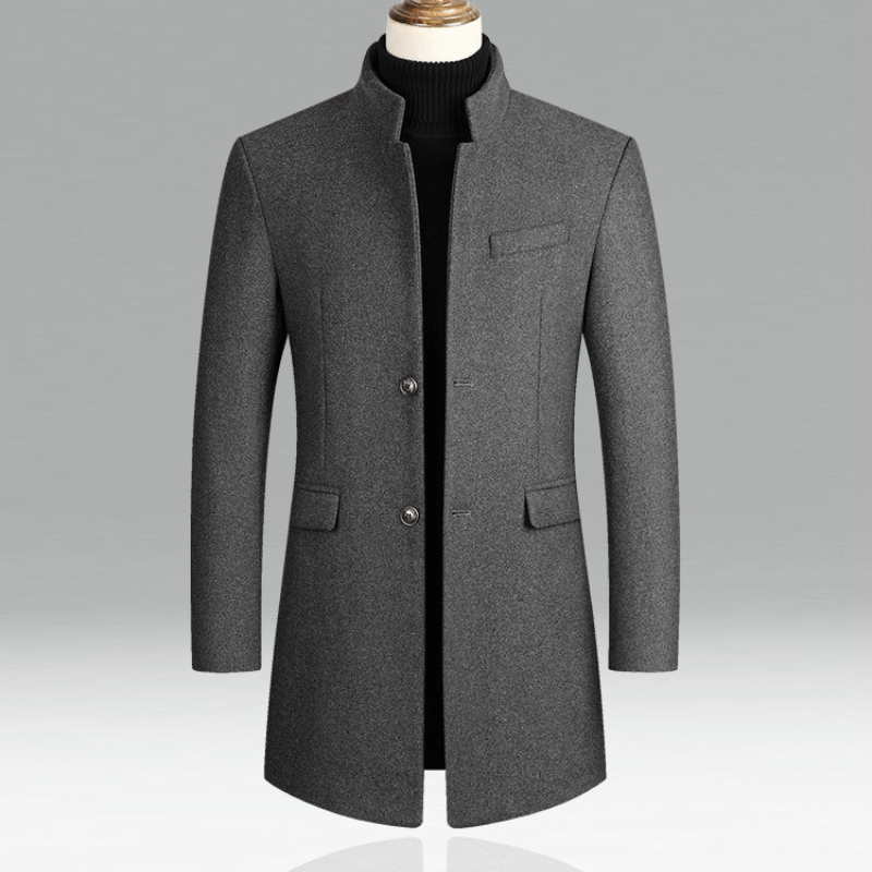 ModeGeist | Herren – Herbstmantel – Eleganter Mantel Aus Premium